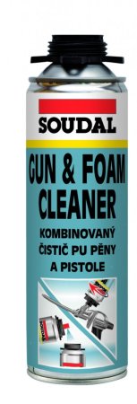 SOUDAL ČISTIČ PU PĚNY A PISTOLE